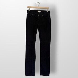 Helmet Lang Mini Corduroy Black Pant